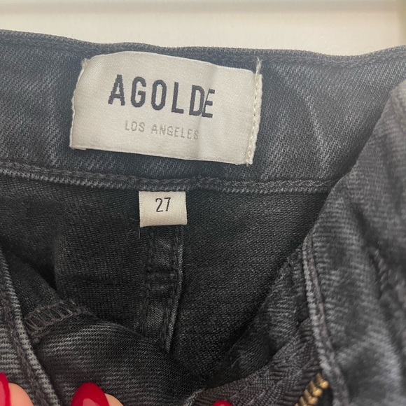 AGOLDE Pinch Waist High Rise Kick Flare in Panoramic - Picture 3 of 3